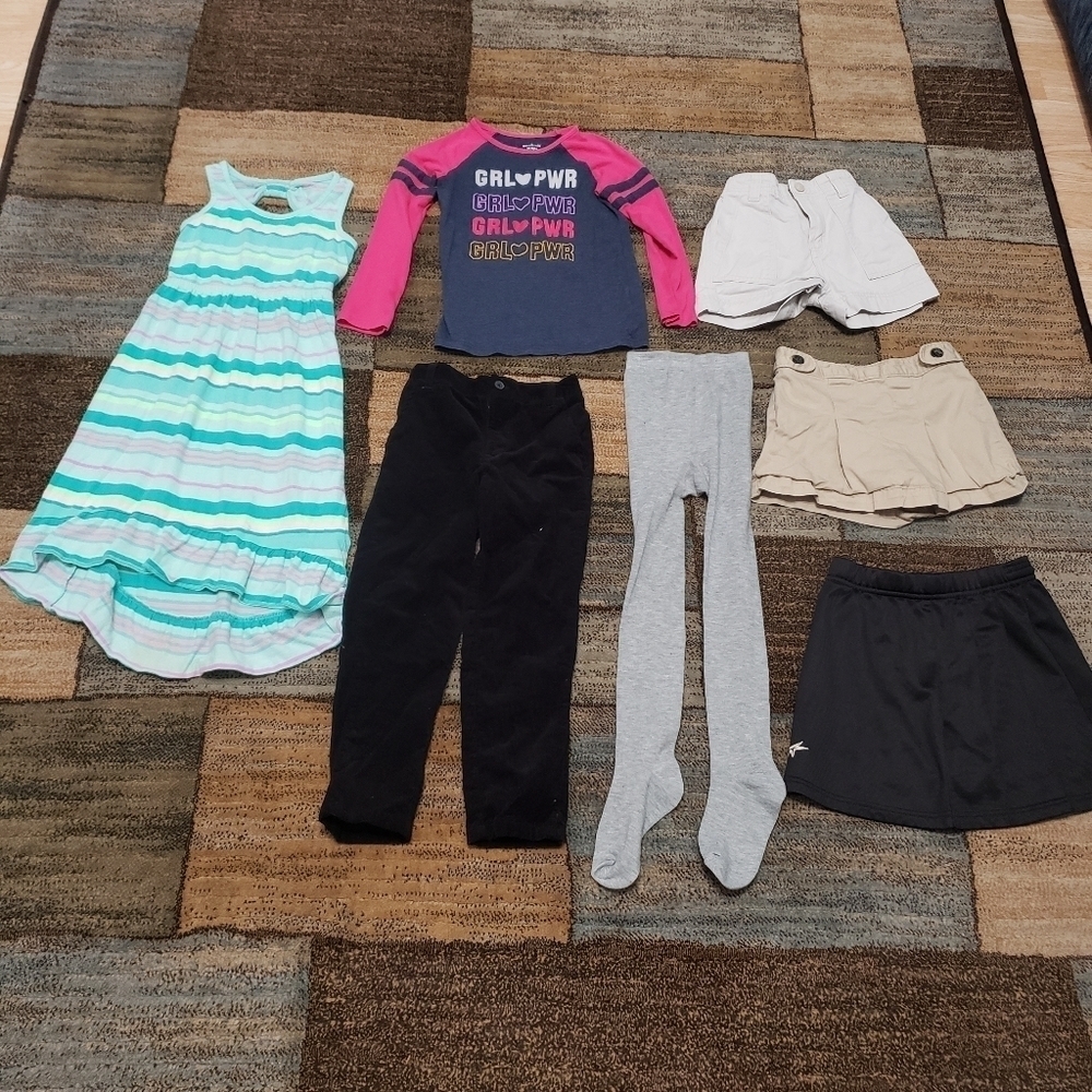 Girls size 5 clothing bundle of 7